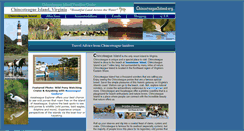 Desktop Screenshot of chincoteagueisland.org
